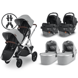 UPPAbaby VISTA V2 Twin Stroller and MESA V2 Travel System