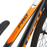 Huffy HX Pro Cruiser 24-inch Aluminum BMX Bike for Boys, Black/Orange