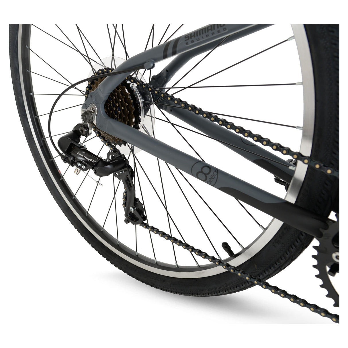 Hyper Bicycles 700c Urban Bike for Adults, Gray