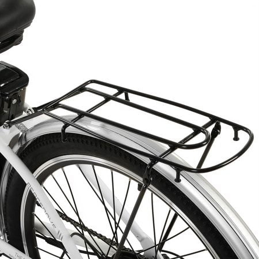 Ecotric 26 Inch 36 V 10 AH 350 W City Bike Electric Bicycle e-bike White with Basket 7 Speed Step Through Commuter for Women Girls A-E516646