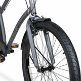 Hyper Bicycle Men's Cruiser 26" Commuter Bike, Gray
