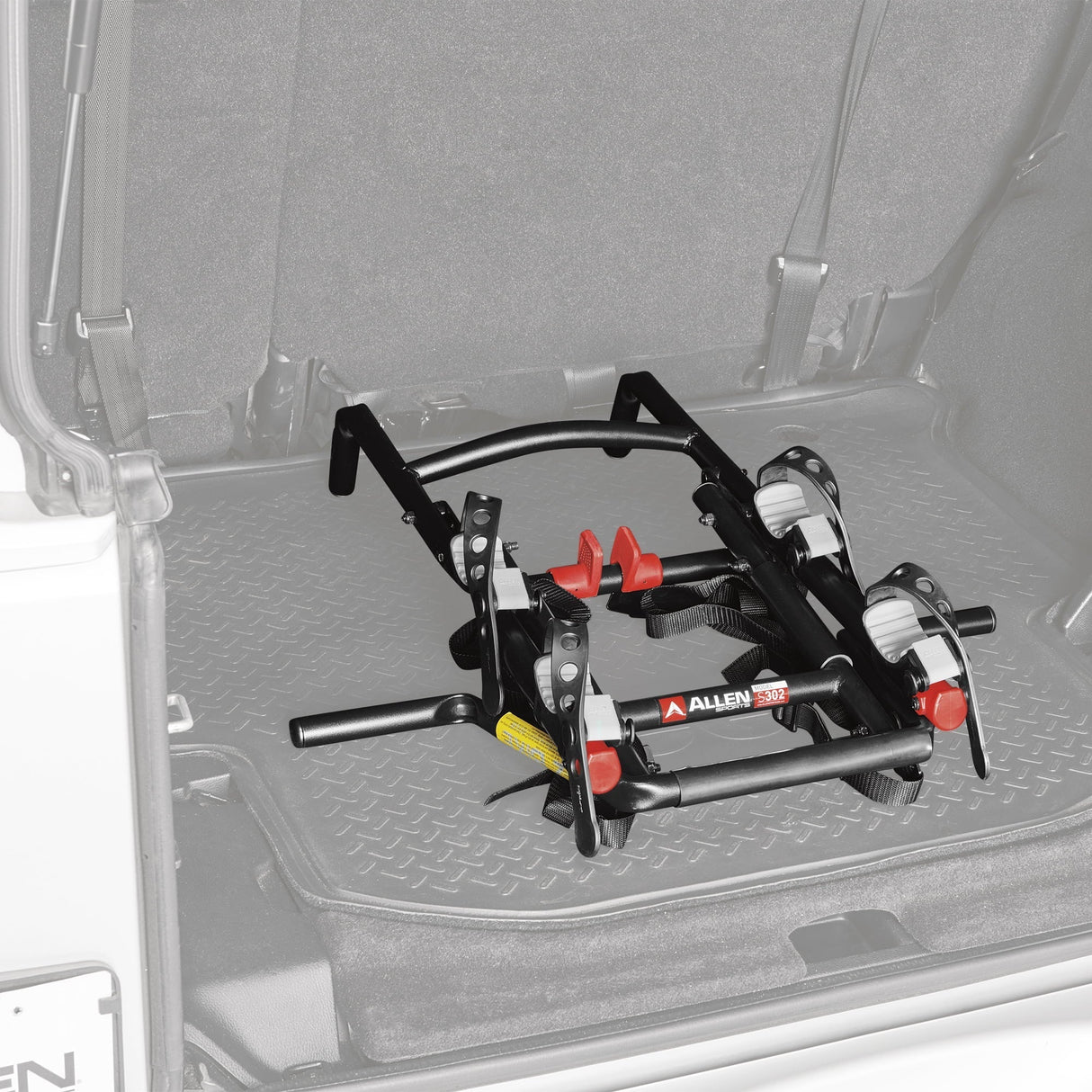 Allen Sports Premier 2-Bicycle Spare Tire Mounted Bike Rack Carrier, S302