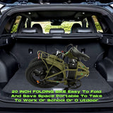 Ecotric 20" 48 V 500 W 15 AH Folding Electric Fat Tire Bicycle Bike City Ebike Black w/ Black A-E516646