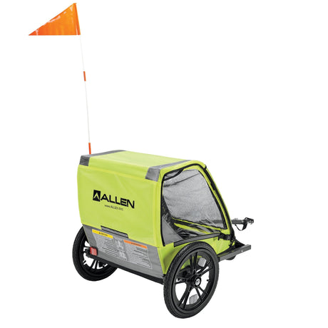 Allen Sports Hi-Viz 2-Child Bicycle Trailer, Model ET2-G