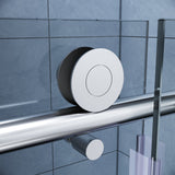 ELEGANT Frameless Bathtub Sliding Doors 60 in. W x 62 in. H