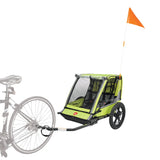 Allen Sports Hi-Viz 2-Child Bicycle Trailer, Model ET2-G