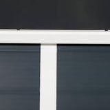 6.3 x 6.2ft Metal Frame & Latched Door Garden Shed - Grey