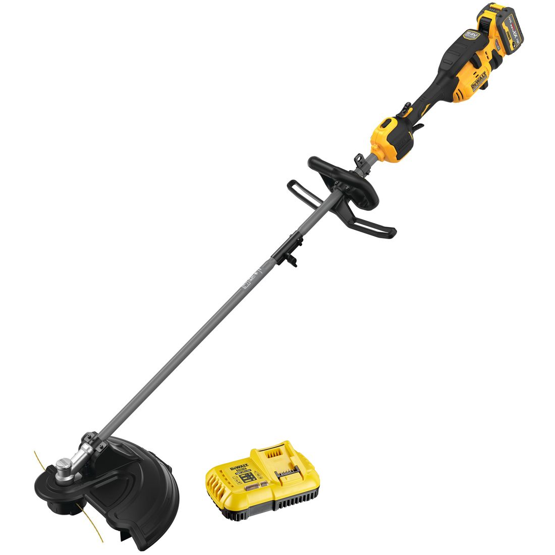 DeWalt DCMAS5713X1-GB 54v XR FLEXVOLT Split Boom With String Trimmer Attachment Inc 1x DCB547 Batt