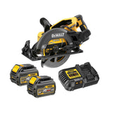 DeWalt DCS577T2-GB 54v XR FLEXVOLT High Torque 190mm Circular Saw Inc 2x DCB546 Batts