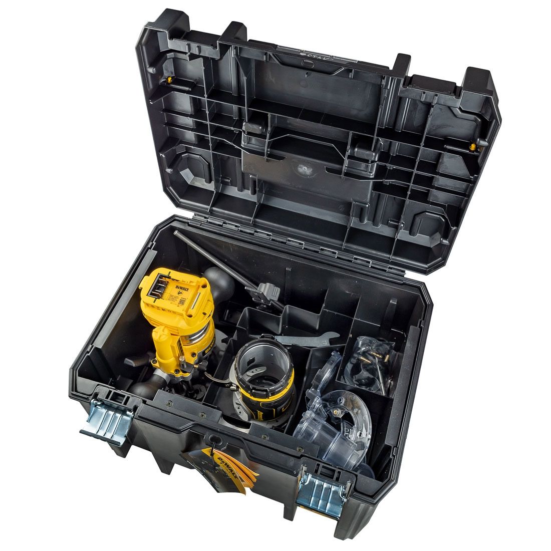 DeWalt DCW604NT-XJ 18v XR Brushless 1/4" Router Body Only in TSTAK Case