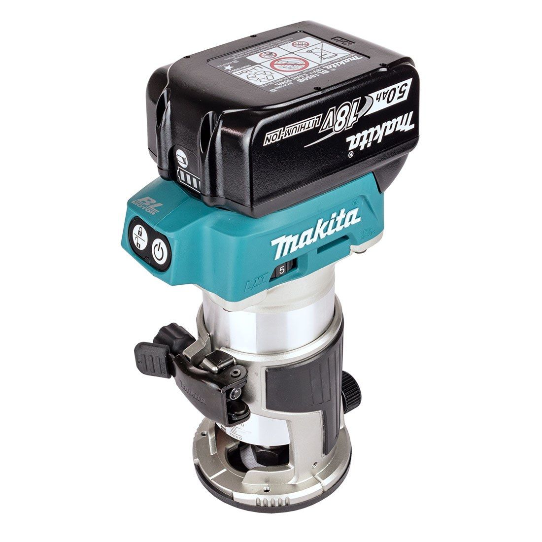 Makita DLX3116TJ 18v LXT Cordless Triple Kit DHP485, DRT50 & DKP180 inc 2x 5.0Ah Batts