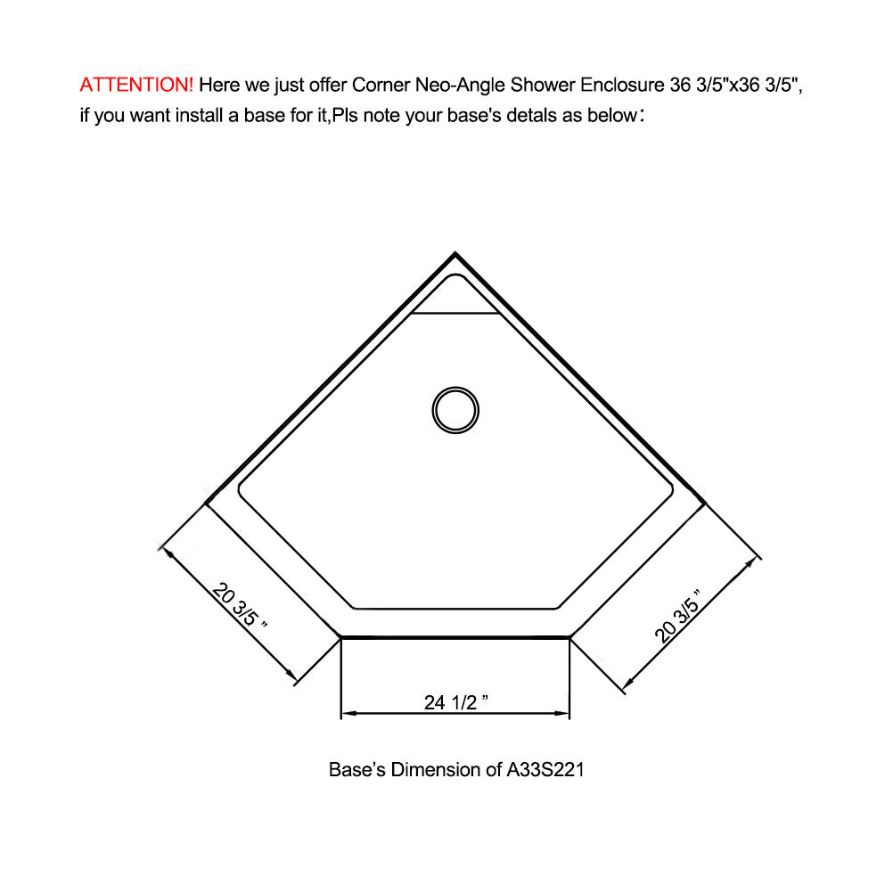 SUNNY SHOWER 36.7 in. W x 36.7 in. D x 71.8 in. H Frosted Chrome Finish Pivot Enclosures With Pivot Door