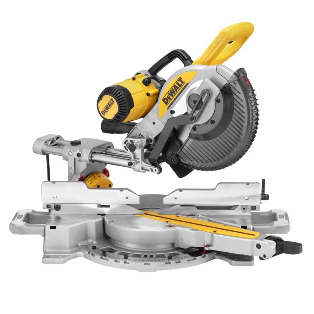 DeWalt DWS727 250mm Double Bevel Slide Mitre Saw With XPS