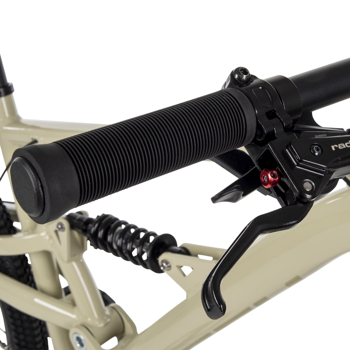 Huffy Amara 29-inch 9-Speed Aluminum Dual Suspension Mountain Bicycle for Men, Tan