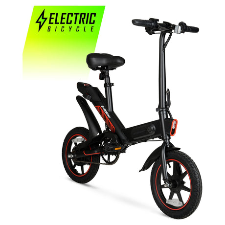 Hyper Bicycles 14" 36V Foldable Compact Electric Bike w/Throttle, 350W Motor, Recommended Age: 14+