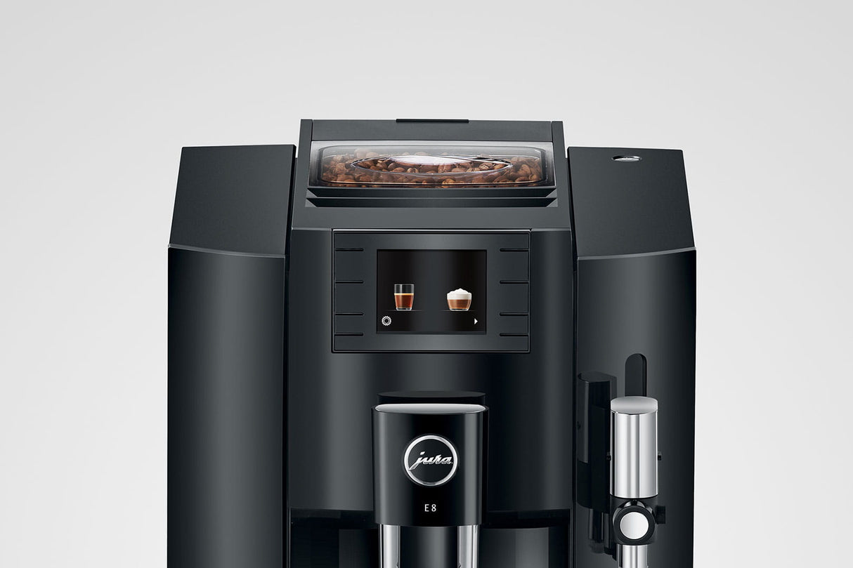 Jura Coffee Machine E8 Piano Black | Automatic Coffee Maker