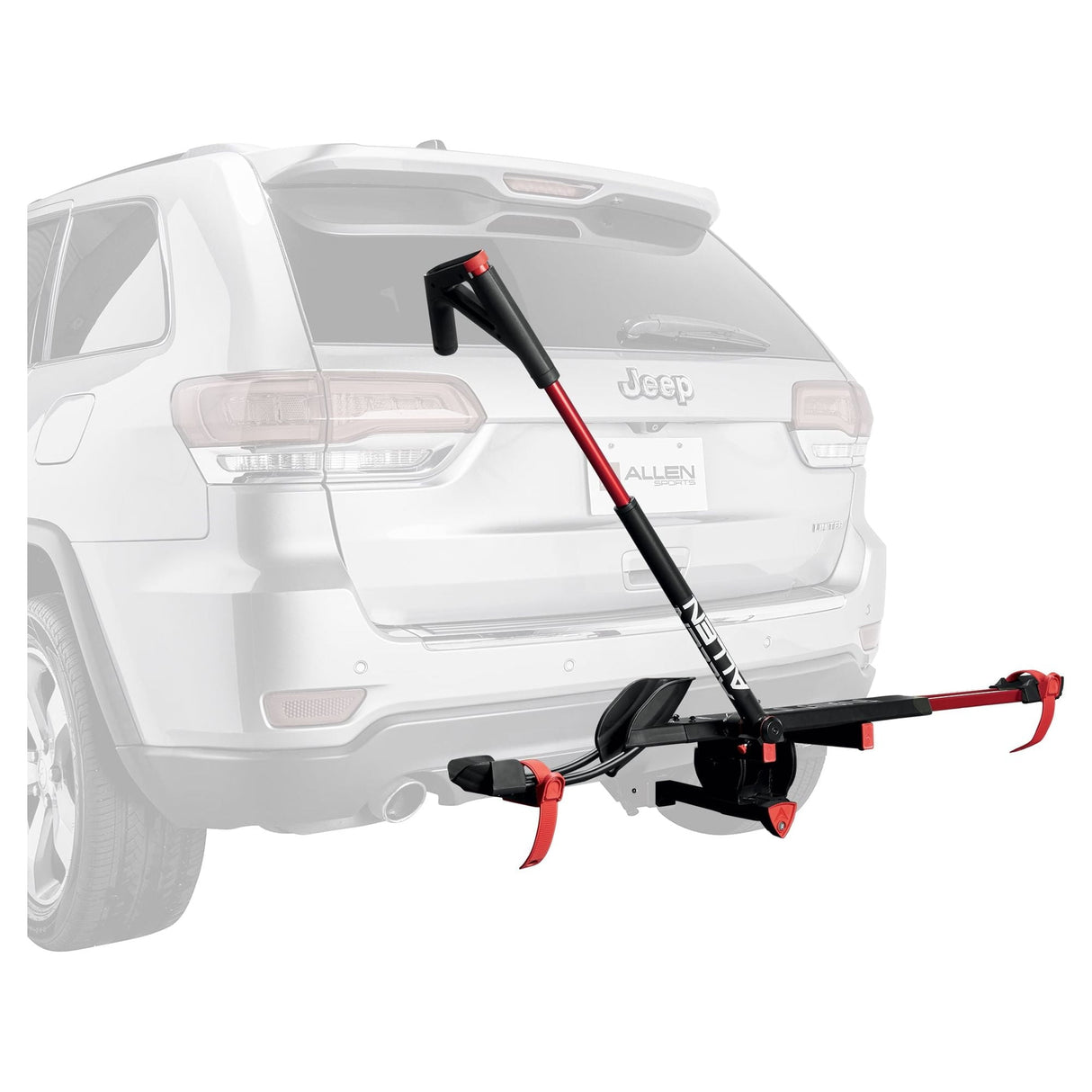Allen Sports Premier Locking 1-Bike Carrier - Easy-Load Tray Style for 1 1/4" and 2" Receiver Hitch, Model AR100