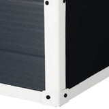 6.3 x 6.2ft Metal Frame & Latched Door Garden Shed - Grey