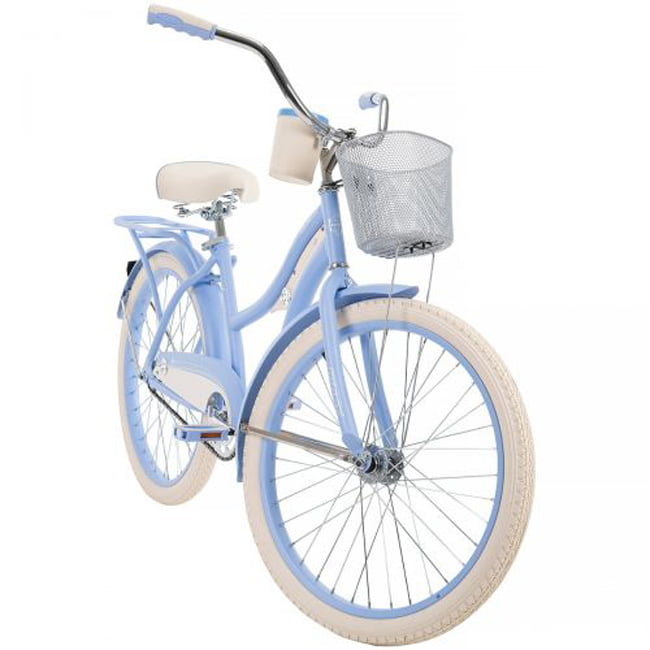 Huffy 24610 24 in. Deluxe Womens Cruiser Bike, Blue - One Size