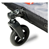 Allen Sports Deluxe 2-Child Bicycle Trailer & Stroller, max capacity 100 lbs, Model AS2, Green