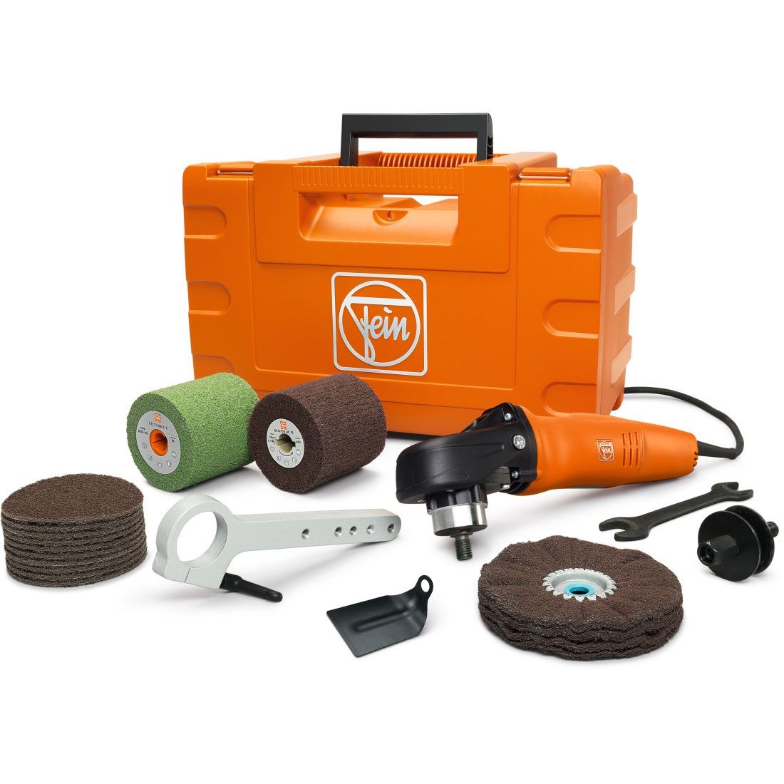 Fein WPO 14-25 E SS Stainless Steel Polisher Start Set 1200w