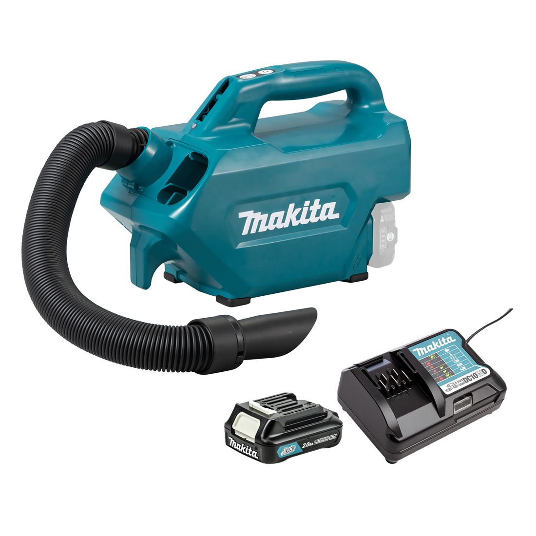 Makita CL121DWA 12v Max CXT Vacuum Cleaner Inc 1x 2.0Ah Battery