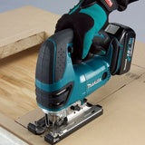 Makita DLX2134TJ 18v LXT Twin Kit DJV180 Jigsaw & DHP482 Combi Drill Inc 2x 5.0Ah Batts