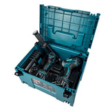 Makita DLX2145TJ 18v Cordless Twin Kit DHP458 Combi Drill & DTD152 Impact Driver inc 2x 5.0Ah Batts