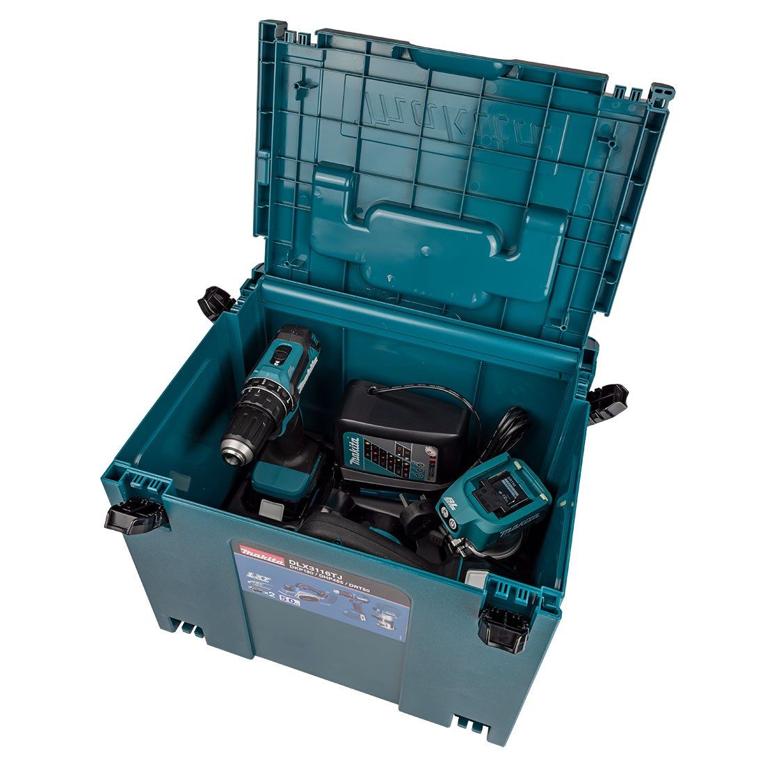 Makita DLX3116TJ 18v LXT Cordless Triple Kit DHP485, DRT50 & DKP180 inc 2x 5.0Ah Batts