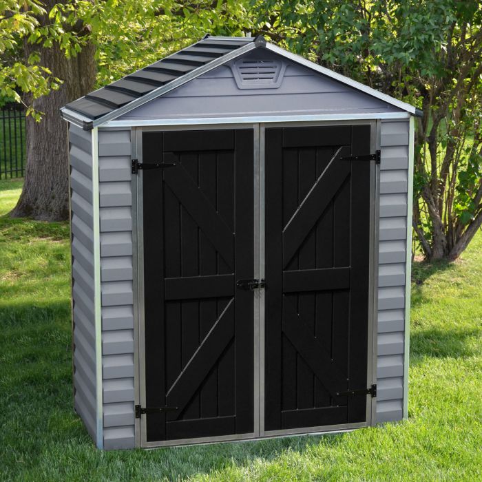 Palram Skylight Grey Deco Apex Shed