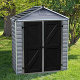 Palram Skylight Grey Deco Apex Shed