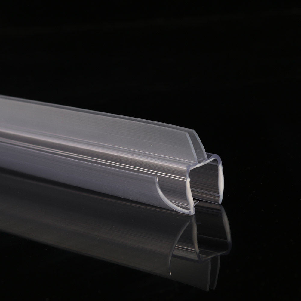 SUNNY SHOWER 36 in.L Bottom Sweep Seal Wipe Drip Rail Fit 3/8 in. Frameless Thickness Glass Shower Door