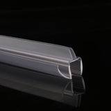 SUNNY SHOWER 36 in.L Bottom Sweep Seal Wipe Drip Rail Fit 3/8 in. Frameless Thickness Glass Shower Door