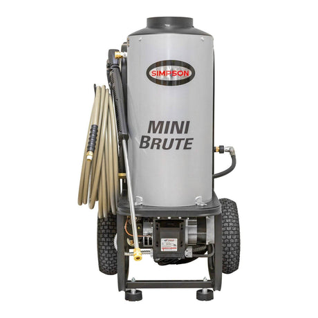SIMPSON Mini Brute 1500 PSI at 1.8 GPM with Triplex Pump Hot Water Professional Electric Pressure Washer