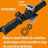 SuperHandy Electric Trailer Dolly - 2800 lbs. Towing Capacity, Self-Propelled, 24V 7Ah AGM Battery System