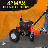 SuperHandy Electric Trailer Dolly - 2800 lbs. Towing Capacity, Self-Propelled, 24V 7Ah AGM Battery System