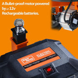 SuperHandy Electric Trailer Dolly - 2800 lbs. Towing Capacity, Self-Propelled, 24V 7Ah AGM Battery System