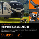 SuperHandy Electric Trailer Dolly 3600LBS Max Trailer Weight 600LB Max Tongue Weight