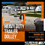 SuperHandy Electric Trailer Dolly 3600LBS Max Trailer Weight 600LB Max Tongue Weight
