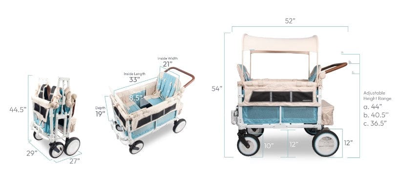 Wonderfold Wagon Volkswagen Special Edition Quad Stroller